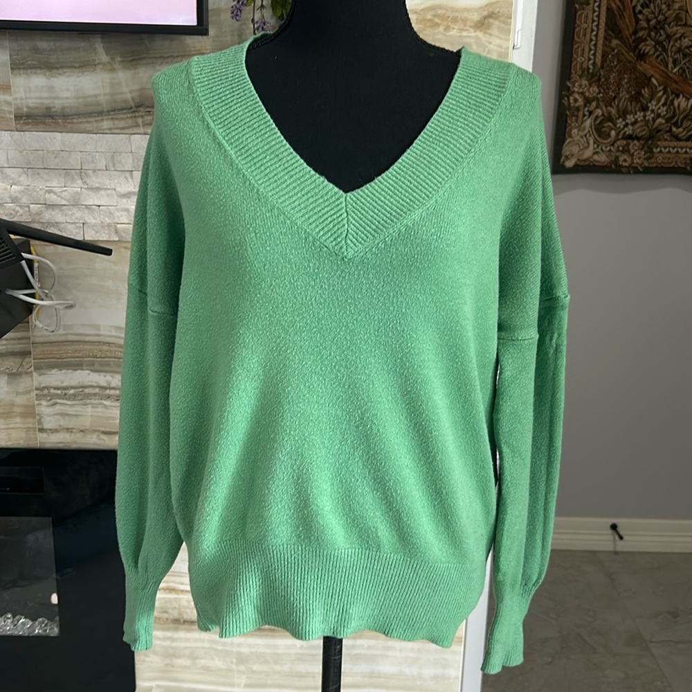Philosophy Lightweight V Neck Sweater. Size M
